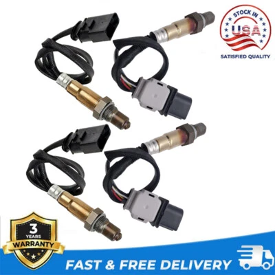 Sensor de oxígeno O2 4 piezas para Audi Q7 3,6 L 2007-2010 Porsche Cayenne 3,6 L 2008-2010 Foto 1 de 4