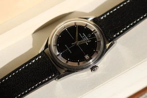 Universal Geneve Polerouter Ref. 204610-2 schwarz Stahl - Bild 1 von 9