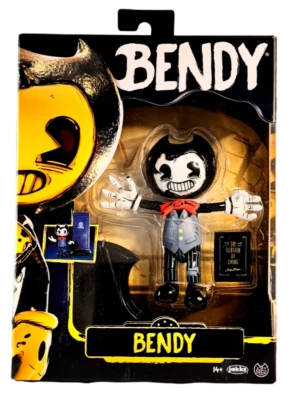 Figura de acción Jakks Bendy and the Ink Machine BENDY con libro 5" Wave 2 2024 Foto 1 de 4
