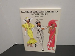 FAVORITE AFRICAN-AMERICAN MOVIE STARS PAPER DOLLS - TOM TIERNEY - Picture 1 of 2