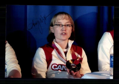Amy Nixon Foto Original Signiert Curling + A 239166 - Bild 1 von 2