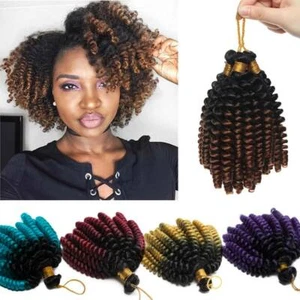 Extensiones de cabello trenzado varita rizada torcida jamaicana natural muy gruesa para humanos - Imagen 1 de 20