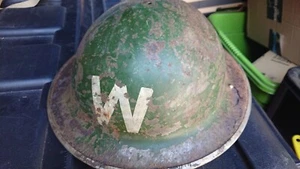 WW2 Vintage Irish Air Raid Warden Helmet - Picture 1 of 3