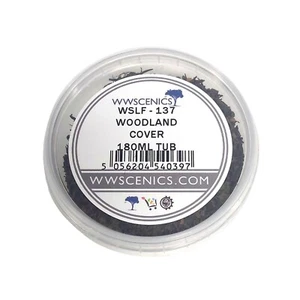 WWScenics Woodland Cover 180ml Tub | Model Railroad Scenery Basing Material - Picture 1 of 4