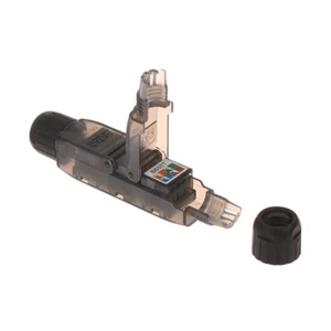 Tool-less Extension Connector Network Extender Junction Adapter Connection Box * - Photo 1/9