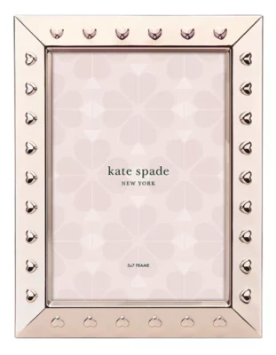 MARCO DE FOTOS KATE SPADE CORAZÓN A CORAZÓN: NUEVO EN CAJA 5 X 7 Foto 1 de 4