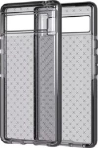 Tech21 Evo Check Series Flexible Gel Case for Google Pixel 6 - Smokey Black - Picture 1 of 3