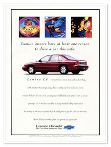 Chevrolet Lumina LS Drive a Safe Car Vintage 1997 página completa impreso revista anuncio - Imagen 1 de 4