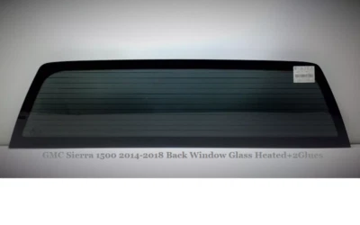 Fits GMC Sierra 1500 2014-2018 Back Window Glass Heated+2Glues - Image 1 of 4