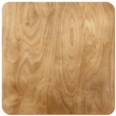 Holz Quadrat aus Birke rustikal beidseitig lackiert Deko Basteln 3-50cm - Bild 1 von 4