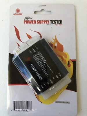Coolmax 24 Pin PC/SPS Tester PS-124 New - Image 1 of 4