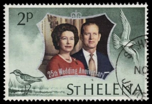 ST. HELENA 271 (SG289) - Queen Elizabeth II Silver Wedding Jubilee (pf93987) - Picture 1 of 1
