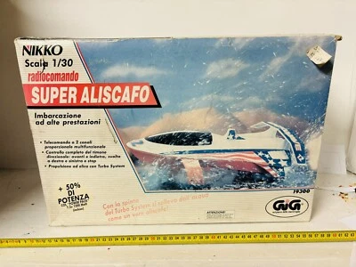 Gig Nikko Super Luftkissenboote 1/30 Funkgesteuerte Brandneu Seltene - Bild 1 von 4