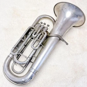 YAMAHA YEP-321 Bb Euphonium With mouthpiece and Case Restore Japan Brass Band JP - Picture 1 of 9