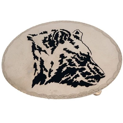 G 银灰熊牛仔西南美洲原住民爪复古皮带扣 — 第 1/4 张图片