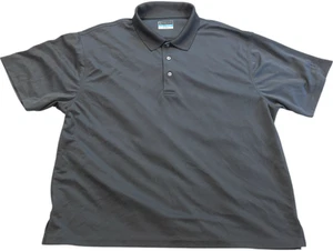 PGA Tour Golf Polo Shirt Mens 3X Gray Airflux Short Sleeve Stretch Performance - Picture 1 of 5