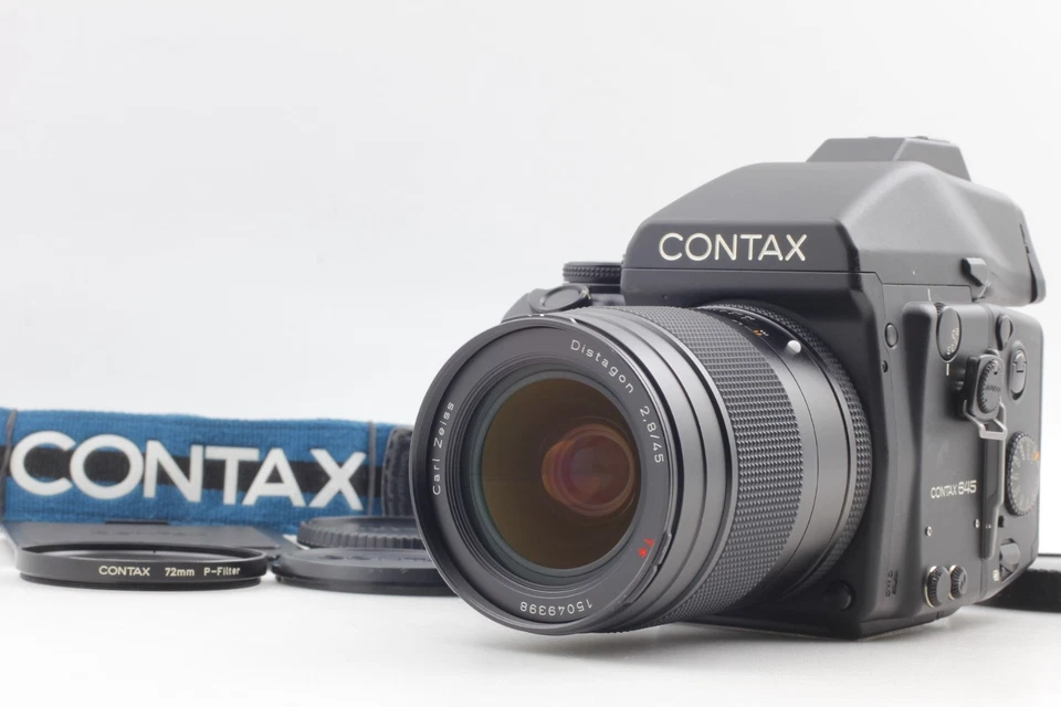 【EXCELENTE COMO NUEVO】 CONTAX 645 Film Camera AE Finder + Lente Distagon... - Imagen 1 de 4