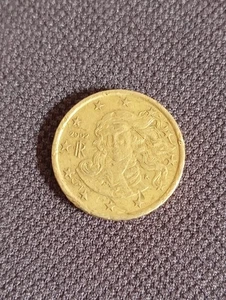 Italia 10 céntimos 2002 Venus exceso metal ver fotos - Imagen 1 de 8