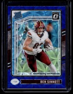 Mira telescópica azul Donruss Optic Football #207 2024 Ben Sinnott - Imagen 1 de 2