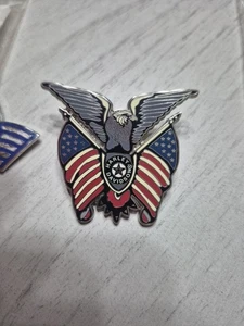 Harley Davidson  American Eagle & Flag 2007 Medallion Badge   - Picture 1 of 2