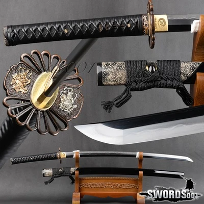 Top Graded Japanese Samurai Katana Sword Clay Tempered Folded Steel Kobuse Blade - Image 1 of 4