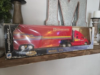 Jada Toys Long Hauler Collection Kenworth Modelo 379 Diecast Embalagem Original - Imagem 1 de 4