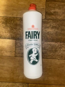 Vintage Style Fairy Liquid Empty Plastic Bottle Limited Edition 1000ml Set Prop - Picture 1 of 24