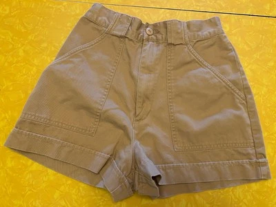 Pantalones Cortos De Colección Abercrombie Fitch Para Mujer 4 Lona Chino Utilitario Militar Y2K Años 90 Foto 1 de 4