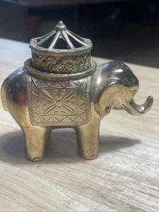Vintage Messing Elefant Räuchergefäß Made in Japan 3,25" in Top Zustand - Bild 1 von 7