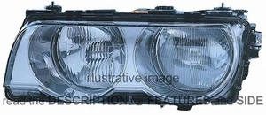 LHD Headlight Bmw Series 7 E38 1998-2002 Right Side 301170204 Chromed Background - Picture 1 of 1