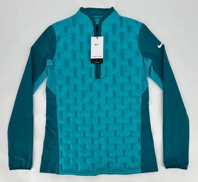 Chaqueta Nike Therma-Fit para mujer pequeña-alta verde azulado ADV Aeroloft repeler golf DX6082 367 Foto 1 de 4
