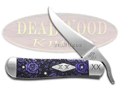 Карманный нож Case xx Knives Russlock Ultra Violet Roses 12507R нержавеющая сталь 1/500 - Изображение 1 из 4