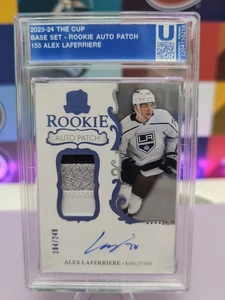 2023-24 Upper Deck The Cup Rookie Patch Slab Alex Laferriere Auto - Imagen 1 de 2