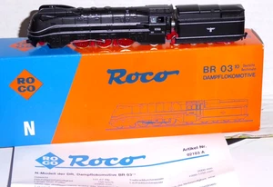 Roco 02103 A Schnellzug-Stromlinien-Dampflok Br 03 1050 The DRG Epoche2 Very Gut - Picture 1 of 6