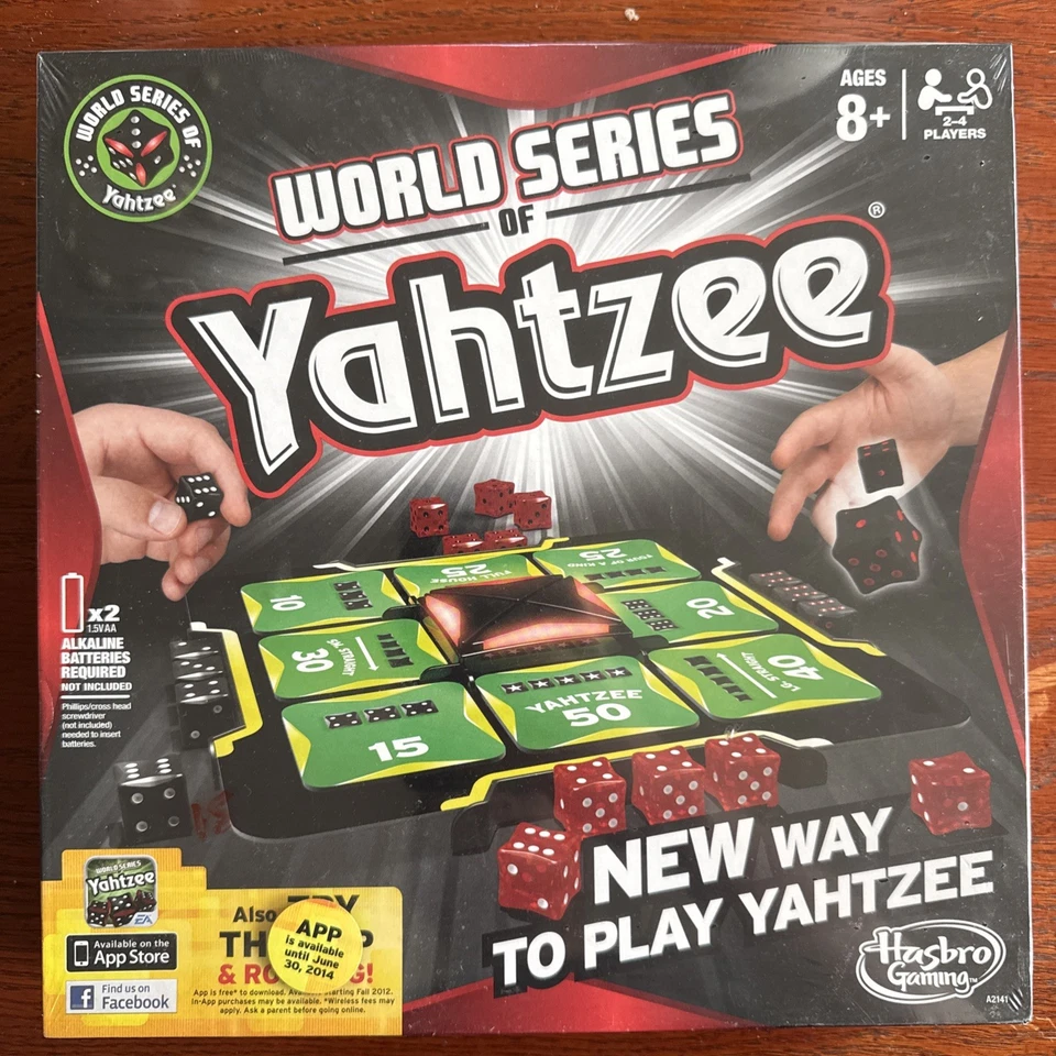 World Series of Yahtzee Hasbro Board Game Battery Operated New/Sealed - Image 1 of 2