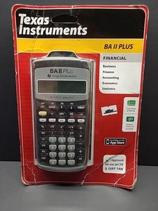 Calculadora portátil financiera profesional Texas Instruments BA II PLUS - Imagen 1 de 2