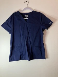 Cherokee dunkelblau V-Ausschnitt Peeling Top medizinische Uniform Medium - Bild 1 von 7