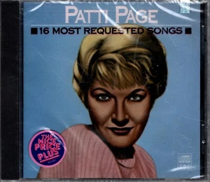 PATTI PAGE "16 MOST REQUESTED SONGS" CD 1989 columbia sealed - Imagen 1 de 2