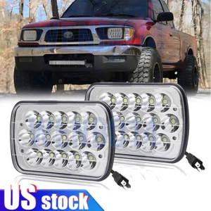 Pair For Toyota Pickup 1982-1995 Hardbody Truck 5x7"7x6" LED Headlights H4 Beam - Picture 1 of 9