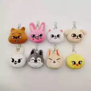 NEW Kpop Stray Kids SKZOO Wolf Chan PuppyM Plush Toy Doll Keychain Key Ring Gift - Picture 1 of 19