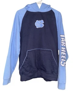 Vintage UNC Tarheels Sweatshirt Men’s Sz L Large Hoodie Football NCAA - Picture 1 of 7