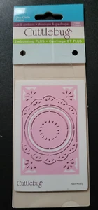 Provocraft CUTTLEBUG Chic Circle Frame Cut & Emboss Embossing Plus - Picture 1 of 3