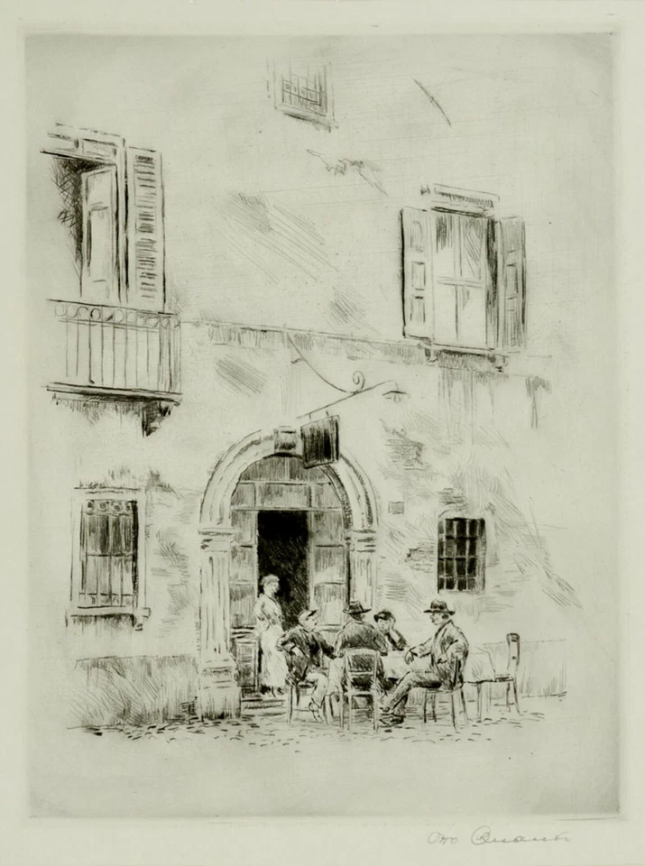  Otto Quante / Radierung/ handsigniert / um 1920 - Bild 1 von 1