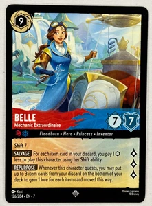 Lorcana Belle Mechanic Extraordinaire Archazia's Island 126/204 súper raro - Imagen 1 de 1