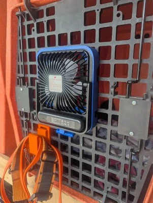 Fan Mount for Mikikin Fans on RuffLand Kennel Doors - Image 1 of 4