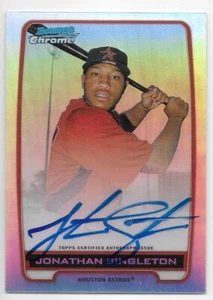 Bowman Chrome Prospect 2012 refractor autógrafo Jonathan Singleton #217/500 - Imagen 1 de 1