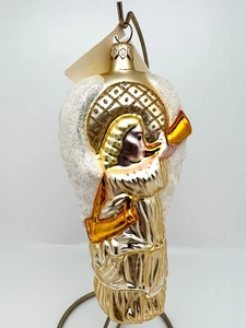 1996 Patricia Breen "Blow Gabriel Blow" RETIRED LE Handmade Glass Ornament #9604 - Picture 1 of 6