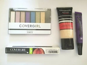NEW Covergirl makeup lot JEWELS eyeshadow Lipstick pout Sunscreen Fair lipliner - Picture 1 of 8