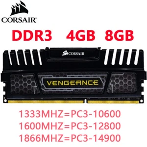 Corsair Vengeance DDR3 16GB 8GB 32GB 1866 1600 1333 Desktop Memory DIMM 240Pin - Picture 1 of 26