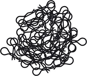 100pcs RC Body Clips Bent Springy R Pins Bent for All 1/8 1/10 1/12 Car Truck... - Picture 1 of 5